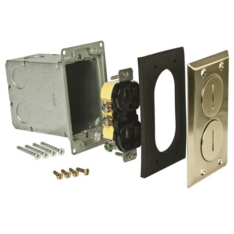 metal receptacle box deep center|Deep Electrical Boxes at Lowes.com.